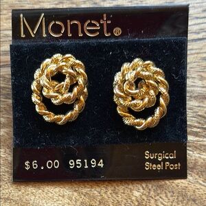 Vintage Monet Earrings